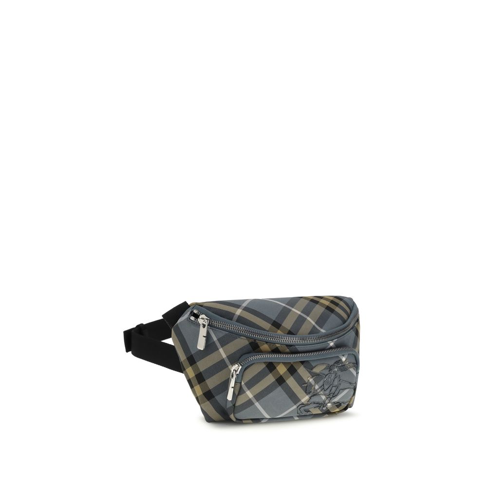 Burberry Multicolor Nylon Archivio Check Clutch