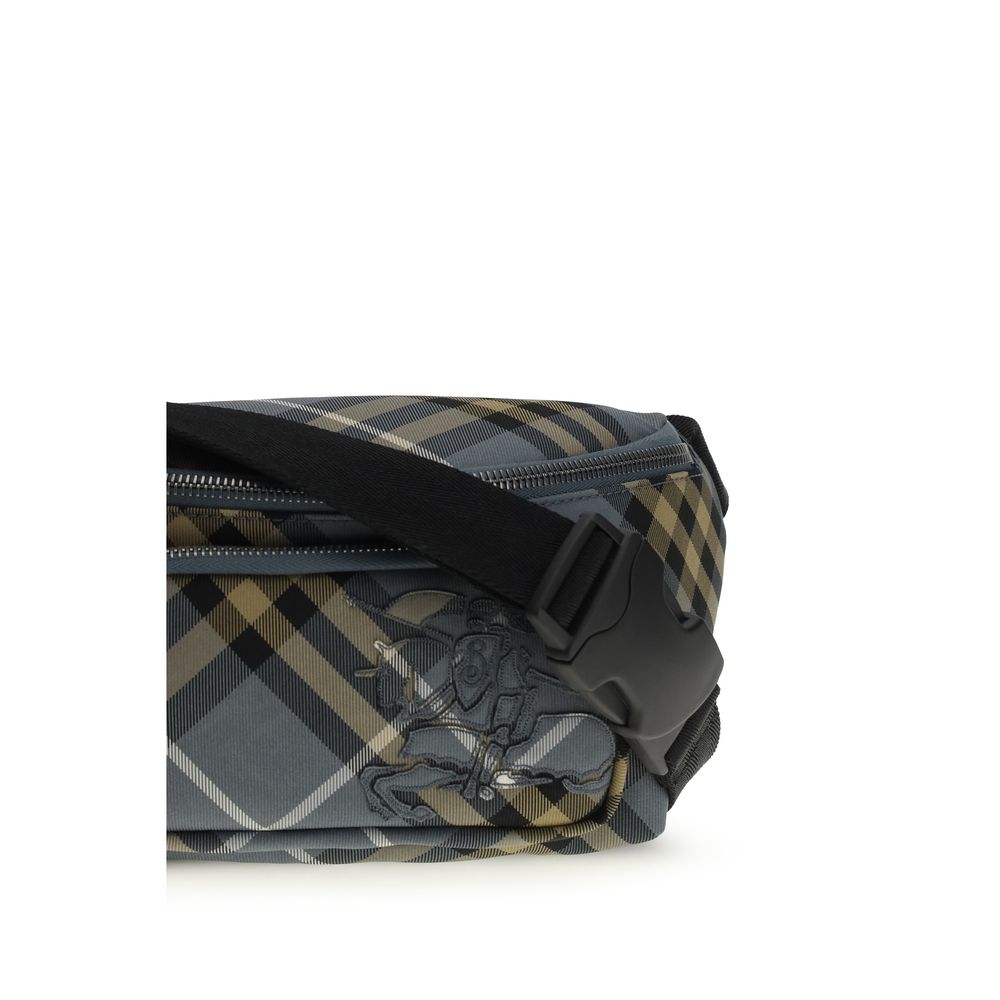 Burberry Multicolor Nylon Archivio Check Clutch
