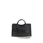 Balenciaga Black Arena Lambskin Shoulder Bag