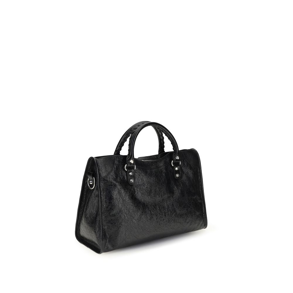 Balenciaga Black Arena Lambskin Shoulder Bag