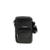 Balenciaga Black Lambskin Shoulder Bag