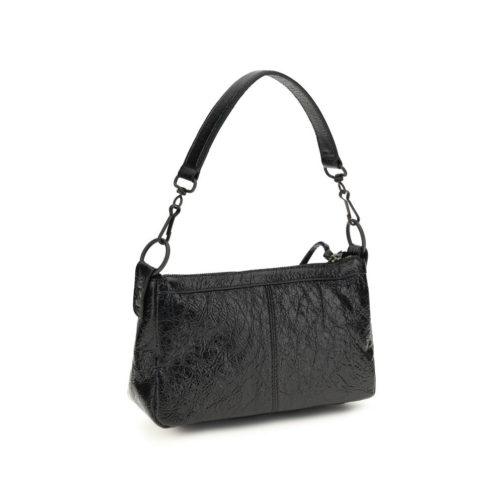 Balenciaga Black Lambskin Shoulder Bag