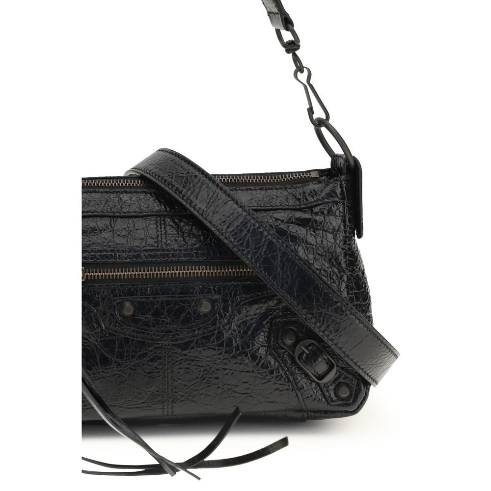 Balenciaga Black Lambskin Shoulder Bag