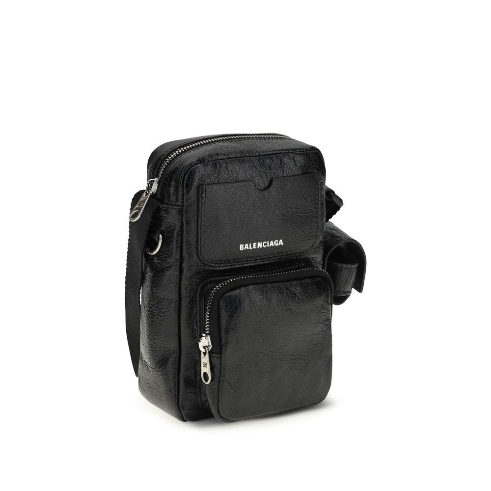 Balenciaga Black Lambskin Shoulder Bag