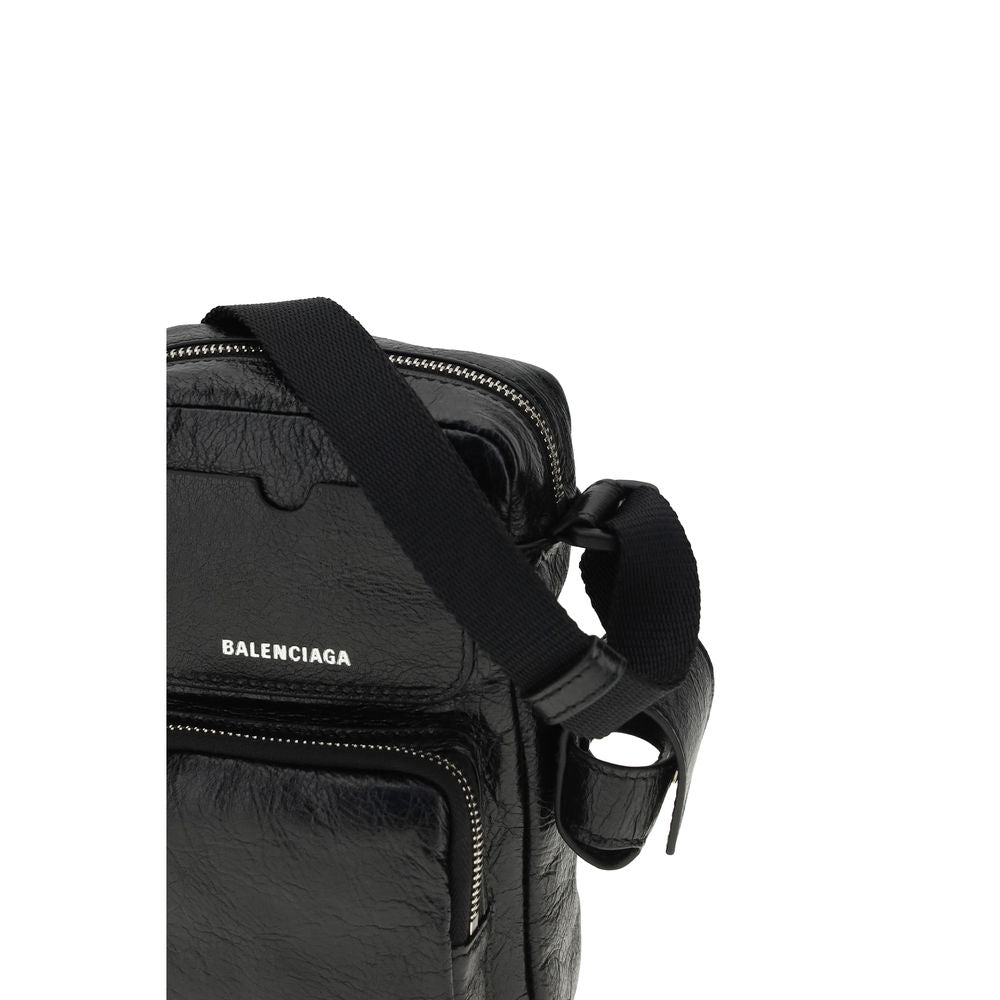 Balenciaga Black Lambskin Shoulder Bag
