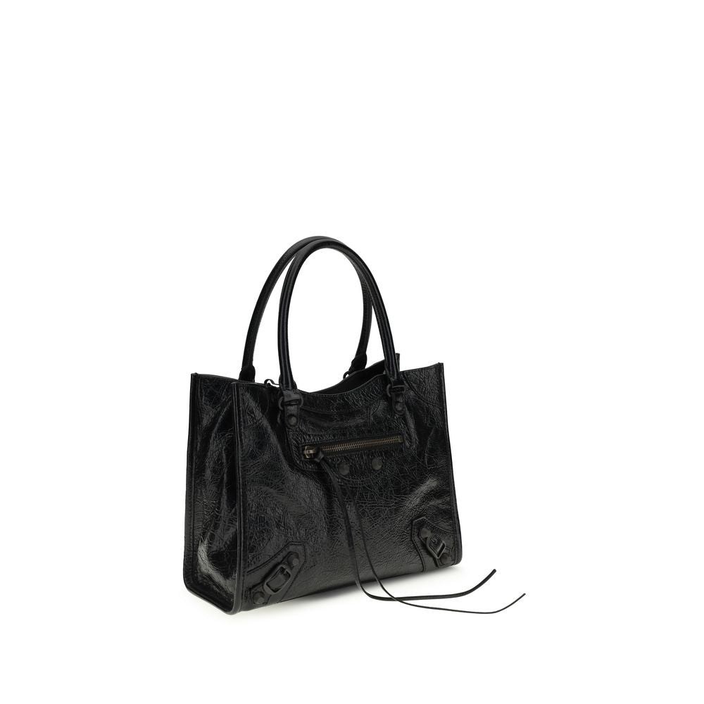Balenciaga Black Lambskin Shoulder Bag
