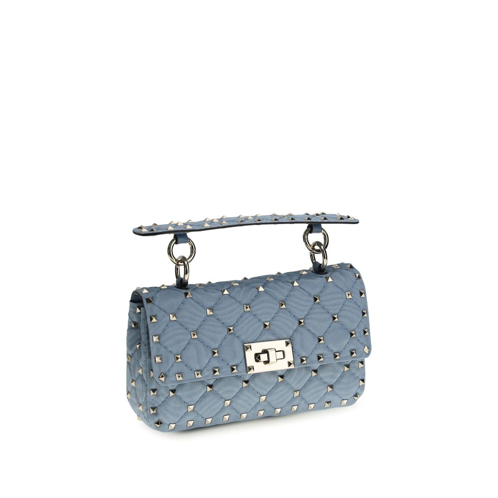 Valentino Garavani Blue Lamb Nappa Leather Shoulder Bag