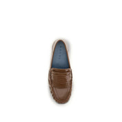 Marni Brown Lamb Leather Slip-On Loafers