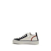 Brunello Cucinelli Multicolor Cotton Suede Low Top Sneakers