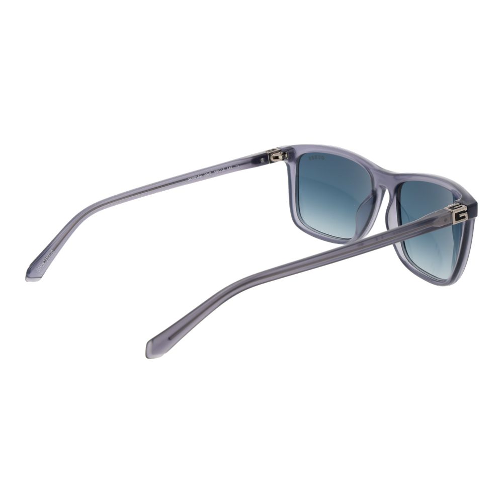 Guess Grey Plastic Rectangular Sunglasses