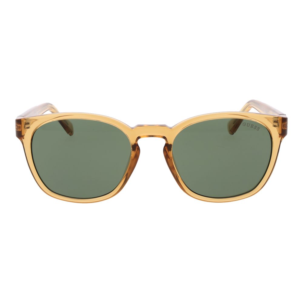 Guess Yellow Bicolor Plastic Sunglasses