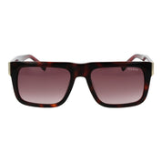 Guess Brown Acetate Rectangle Sunglasses