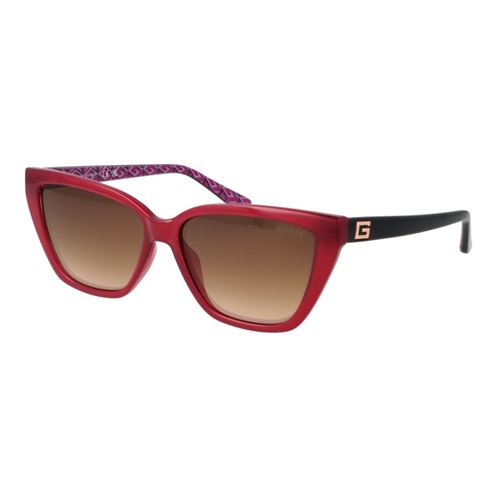 Guess Red Plastic Cat Eye Sunglasses
