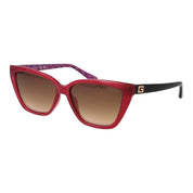 Guess Red Plastic Cat Eye Sunglasses