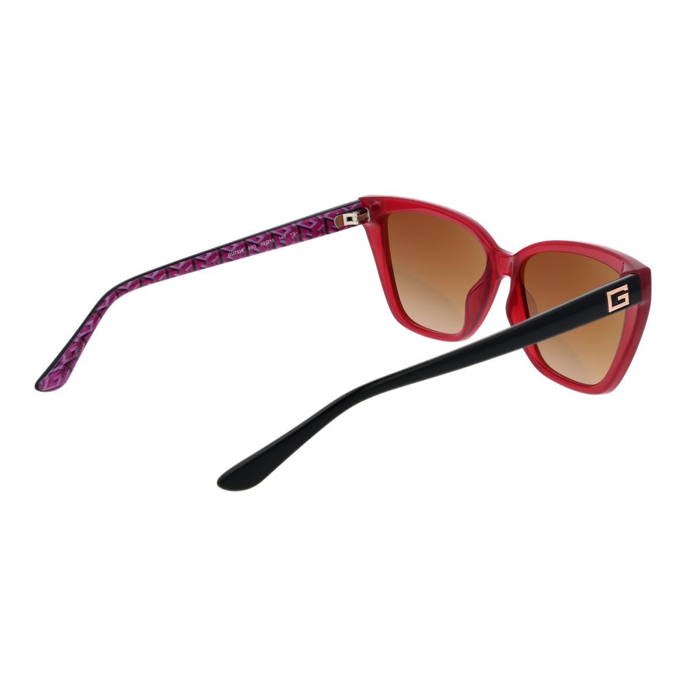 Guess Red Plastic Cat Eye Sunglasses