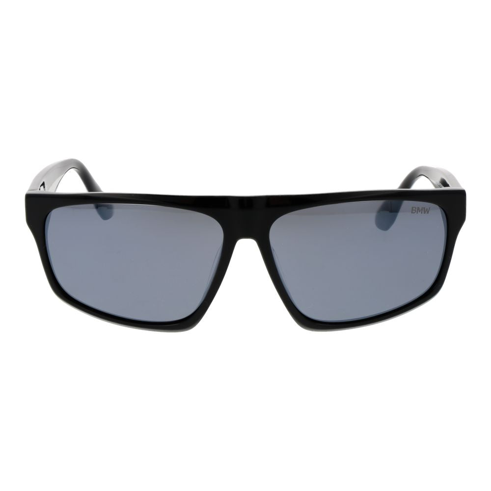 BMW Black Plastic Square Sunglasses