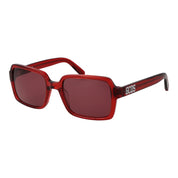 GCDS Red Plastic Sunglasses