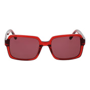 GCDS Red Plastic Sunglasses