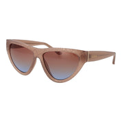 Guess Beige Plastic Cat Eye Sunglasses