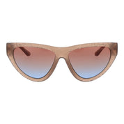 Guess Beige Plastic Cat Eye Sunglasses