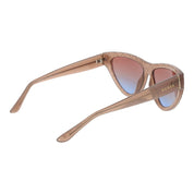 Guess Beige Plastic Cat Eye Sunglasses