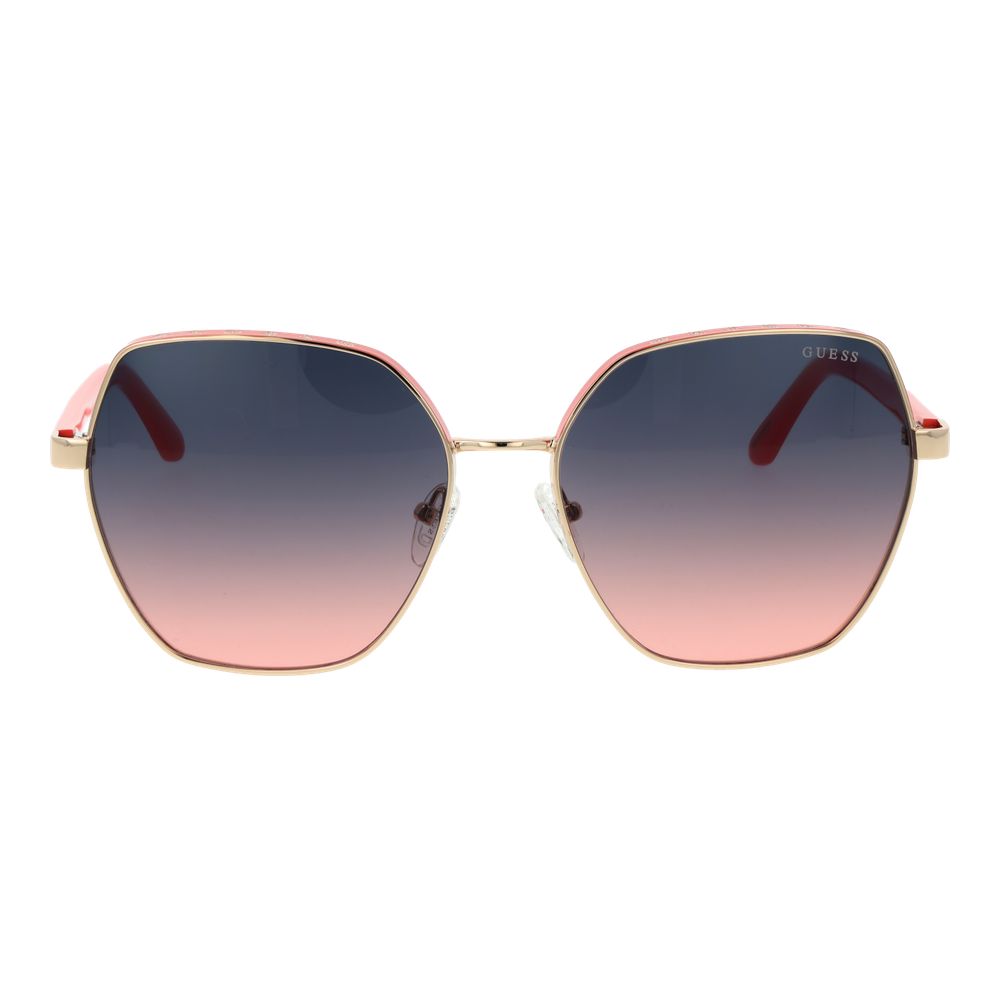 Guess Gold-Tone Metal Sunglasses