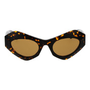 Emilio Pucci Brown Plastic Cat Eye Sunglasses