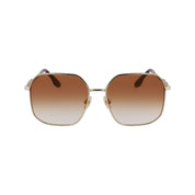 Victoria Beckham Gold Metal Sunglasses