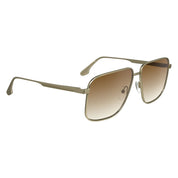 Victoria Beckham Gold Metal Aviator Sunglasses