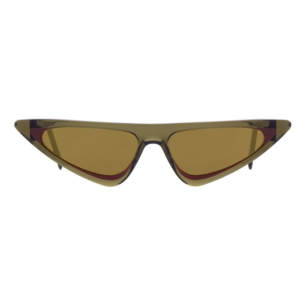 Andy Wolf Green Acetate Cat Eye Sunglasses