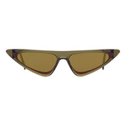 Andy Wolf Green Acetate Cat Eye Sunglasses