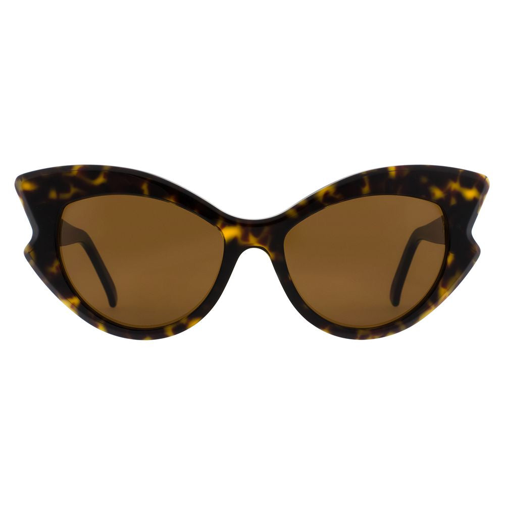 Andy Wolf Brown Acetate Cat Eye Sunglasses