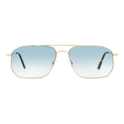 Andy Wolf Gold Metal Aviator Sunglasses