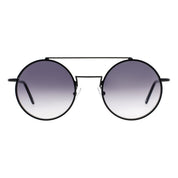 Andy Wolf Black Metal Round Sunglasses