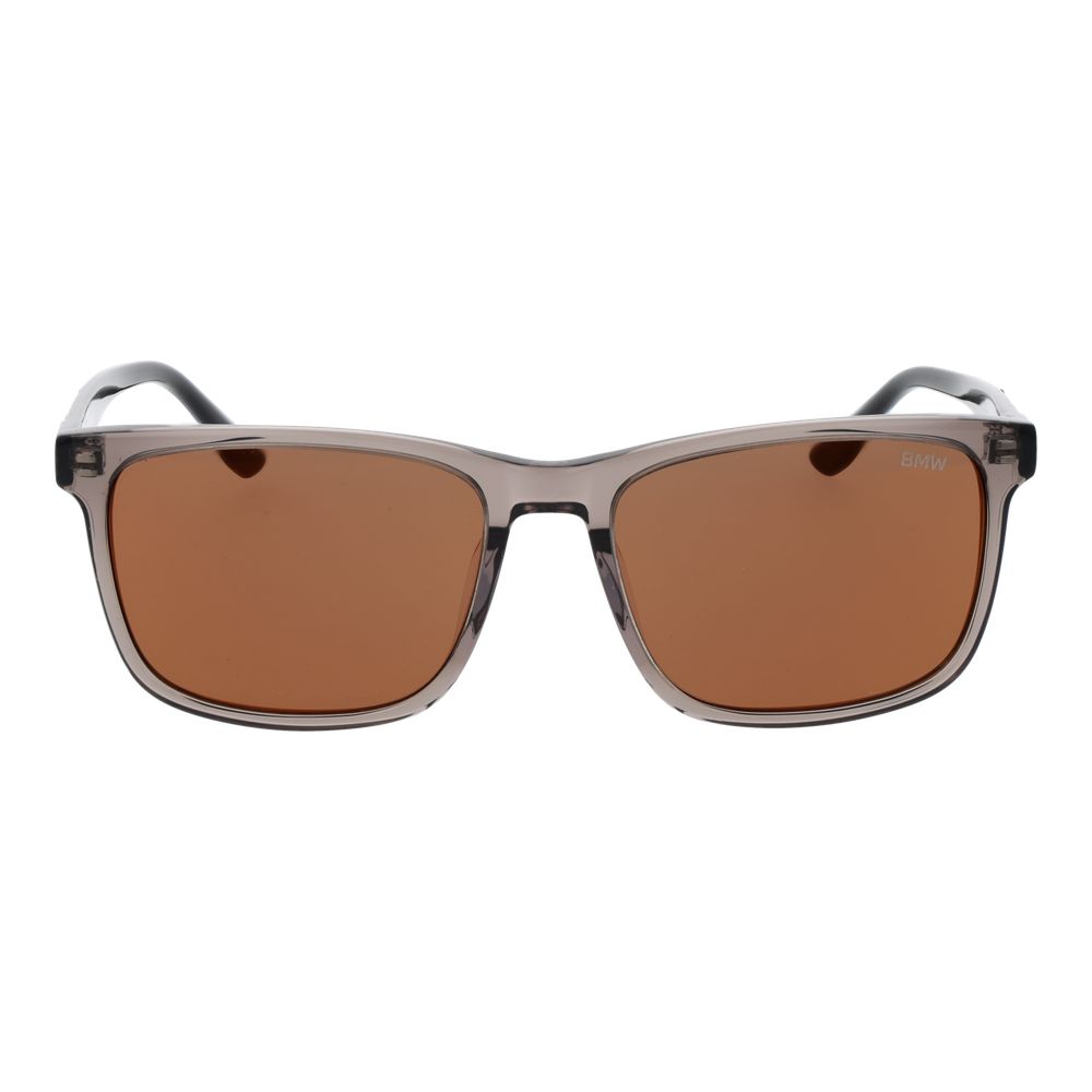 BMW Grey Plastic Rectangle Sunglasses