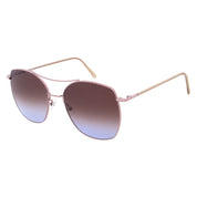 Andy Wolf Brown Metal Cat Eye Sunglasses