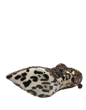 Dolce & Gabbana Gold Polyester Sock Ankle Boots