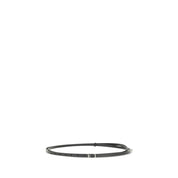 Givenchy Black Calf Leather Double Belt