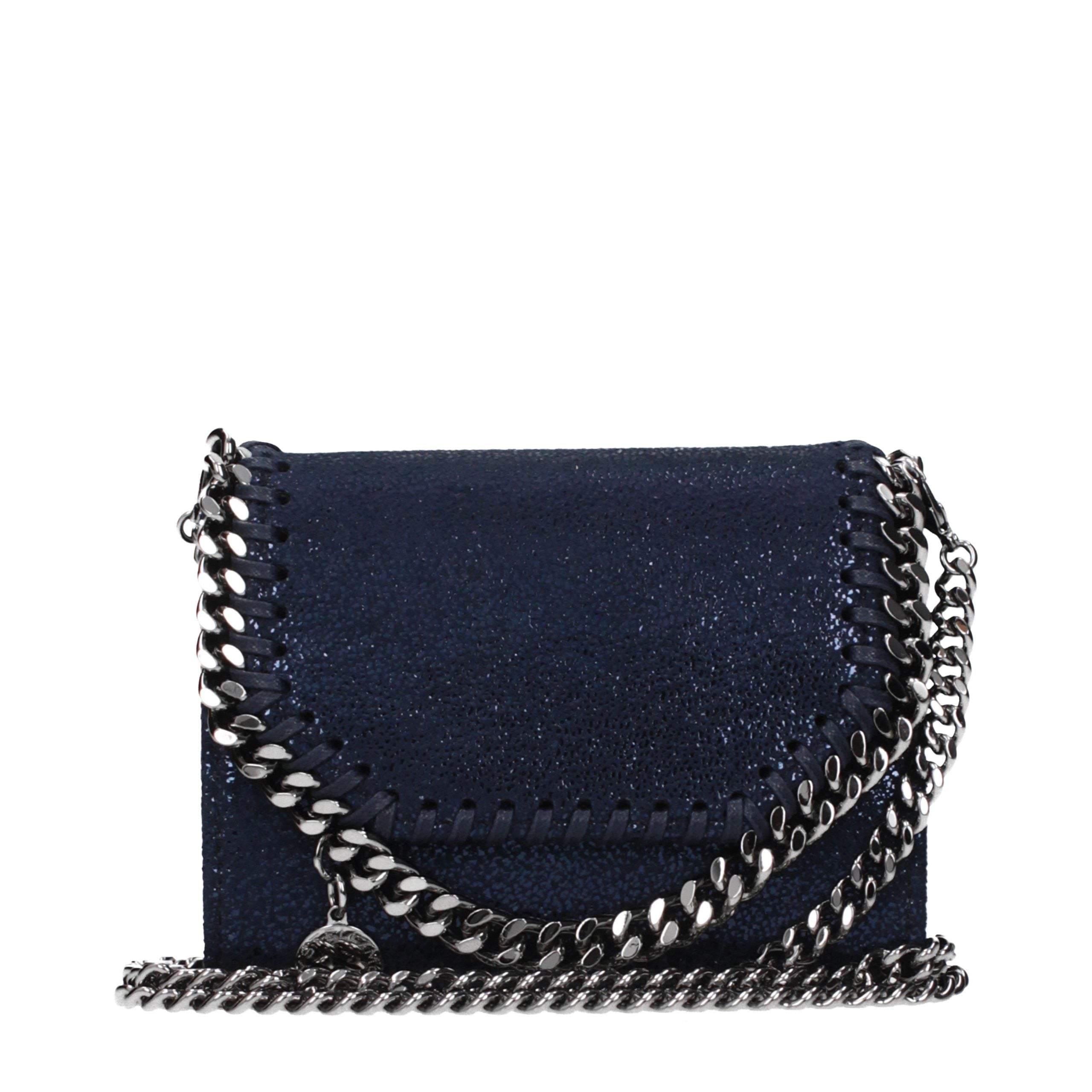 Stella McCartney Blue Eco Suede Coin Purse
