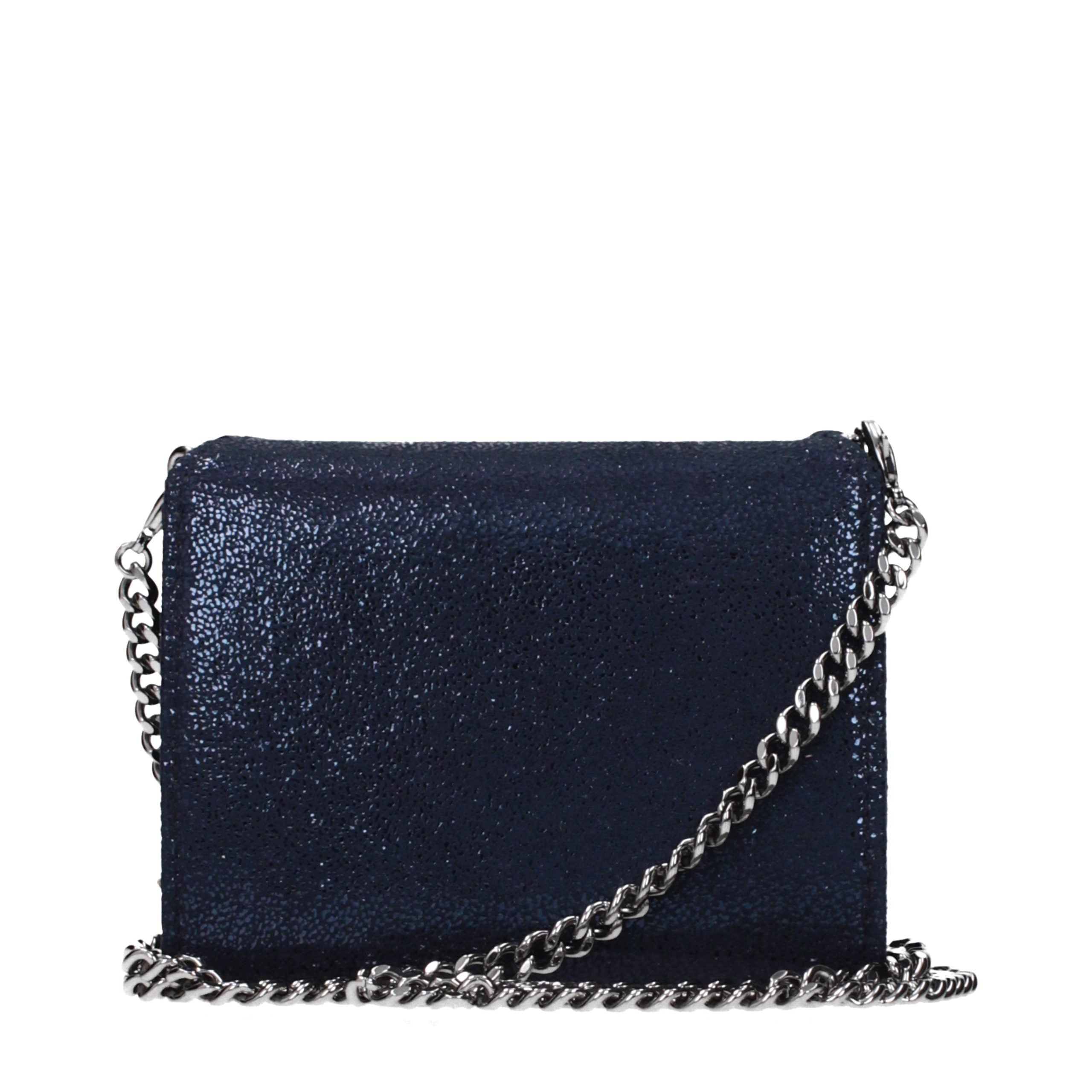 Stella McCartney Blue Eco Suede Coin Purse