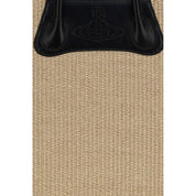 Vivienne Westwood Beige Raffia Shoulder Bag