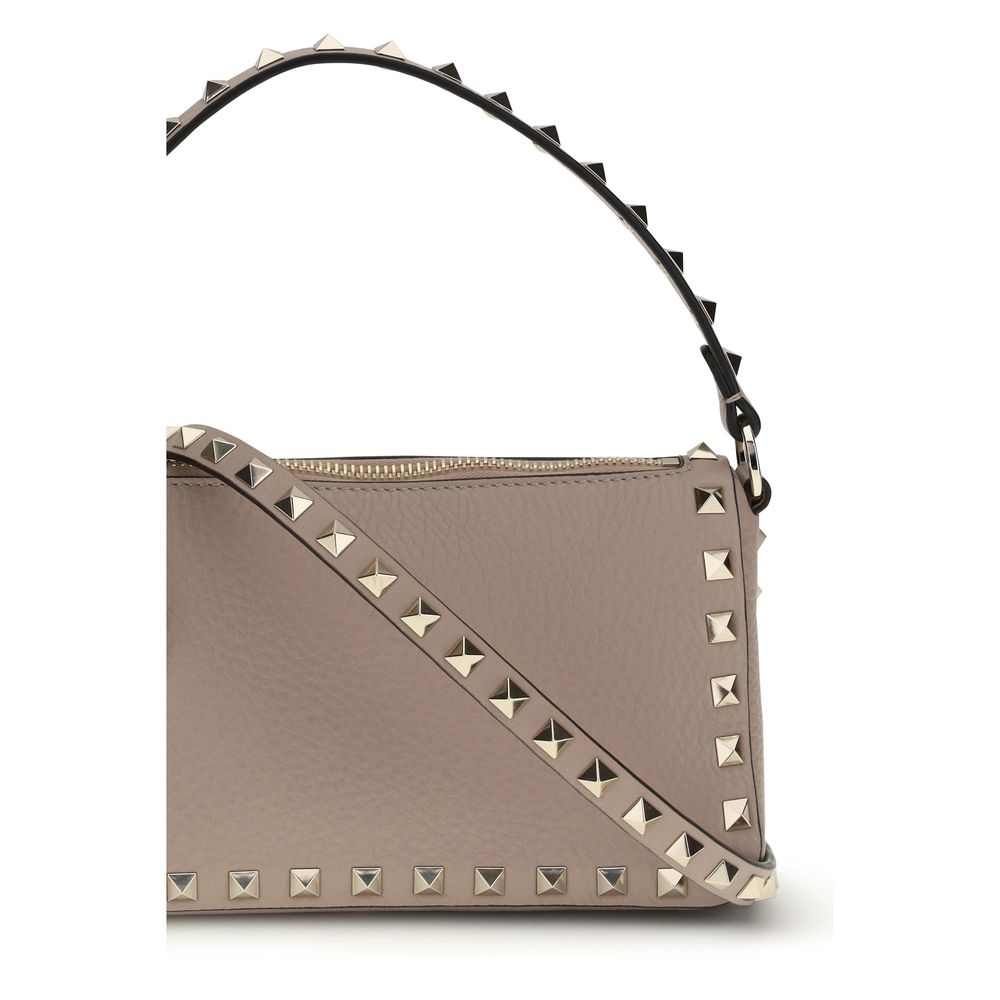 Valentino Garavani Pink Calf Leather Shoulder Bag