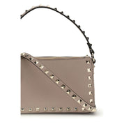 Valentino Garavani Pink Calf Leather Shoulder Bag