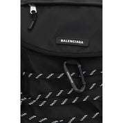 Balenciaga Black Nylon Shoulder Bag