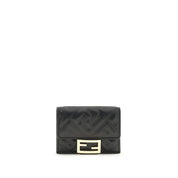 Fendi Black Lamb Leather Wallet