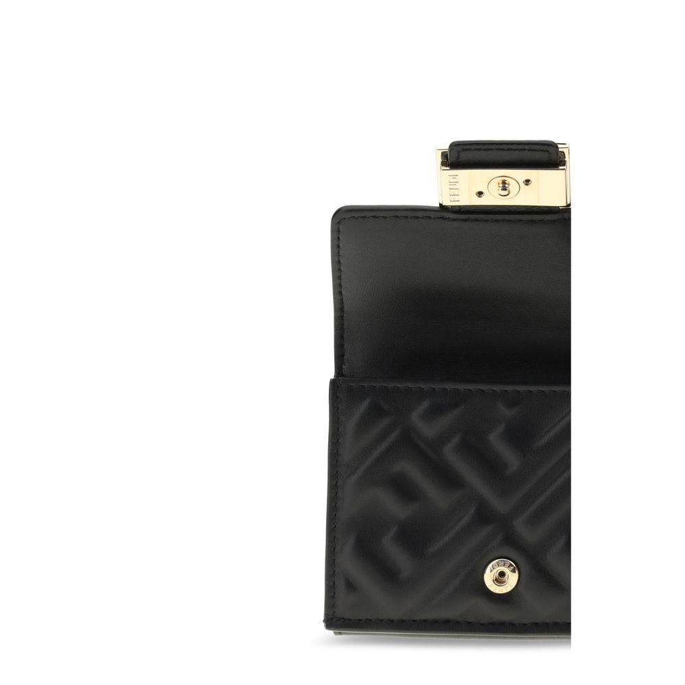 Fendi Black Lamb Leather Wallet