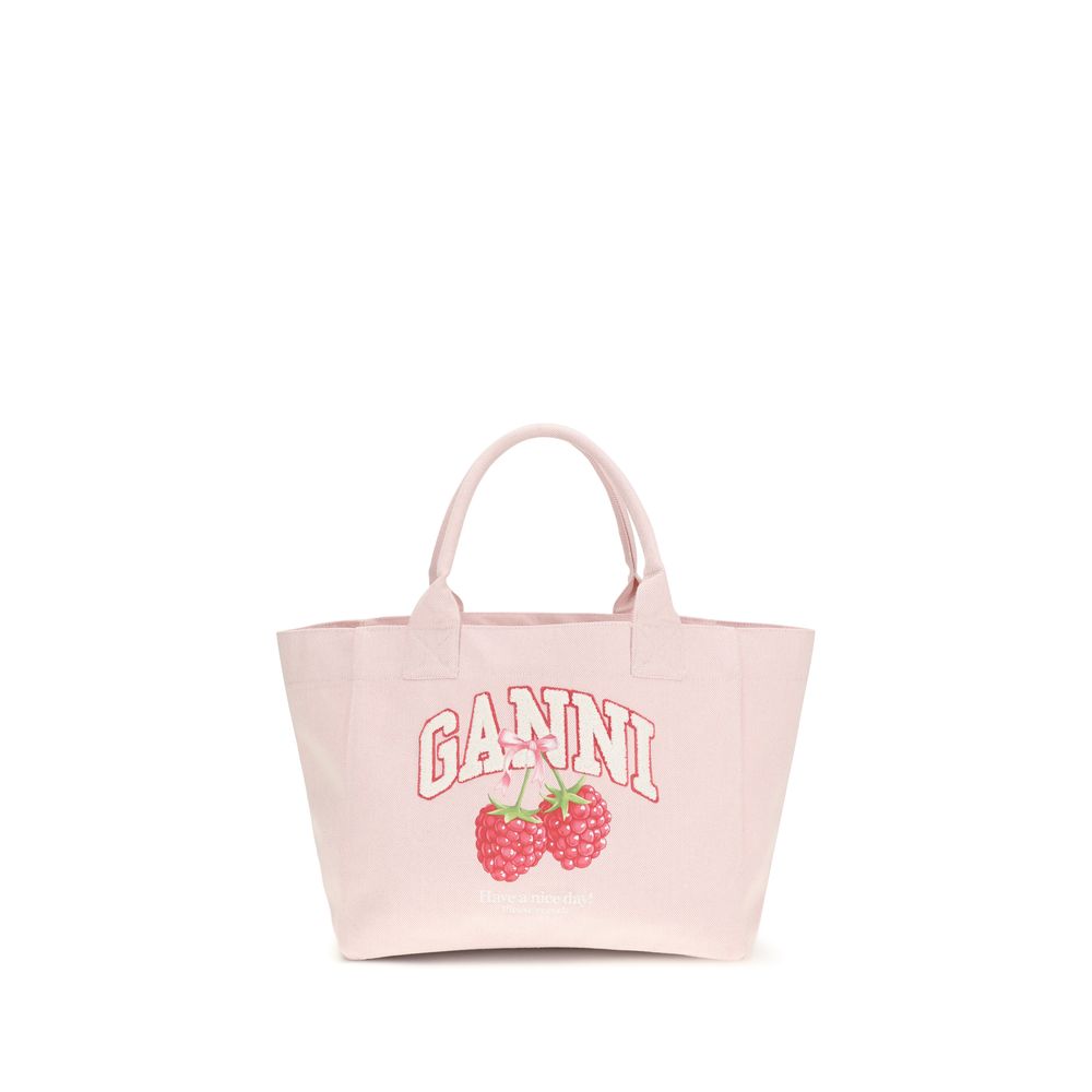 Ganni Pink Cotton Shoulder Bag