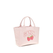 Ganni Pink Cotton Shoulder Bag