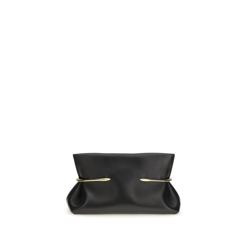 Givenchy Black Nappa Leather Clutch Bag