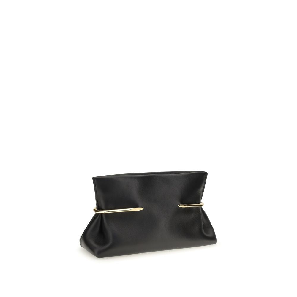 Givenchy Black Nappa Leather Clutch Bag